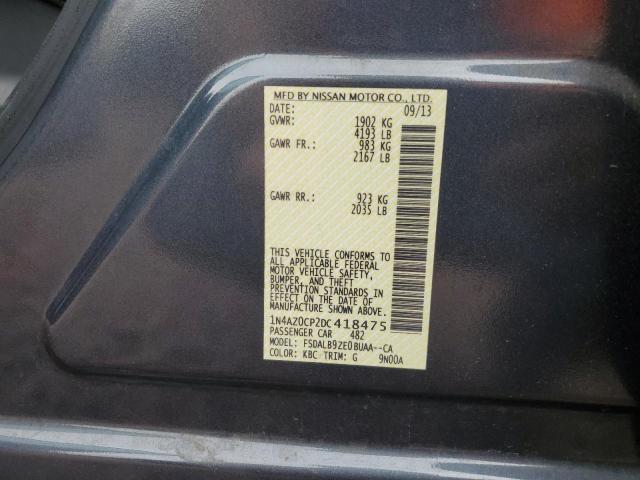 Photo 11 VIN: 1N4AZ0CP2DC418475 - NISSAN LEAF 