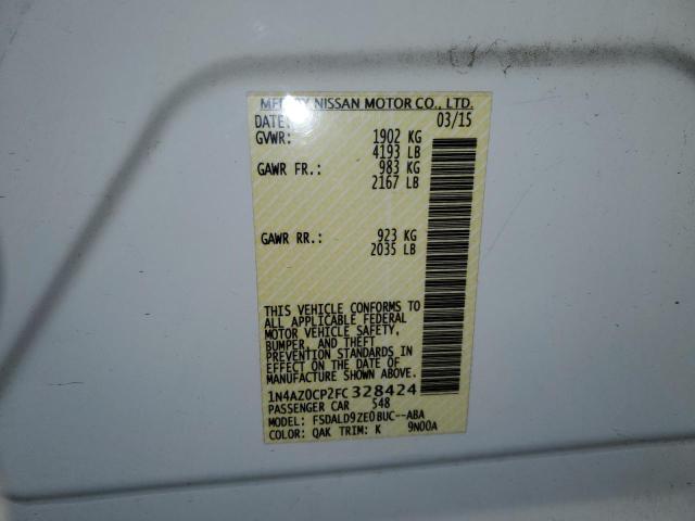 Photo 11 VIN: 1N4AZ0CP2FC328424 - NISSAN LEAF 