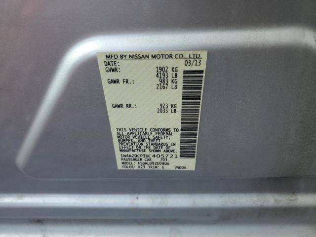 Photo 12 VIN: 1N4AZ0CP3DC405721 - NISSAN LEAF 