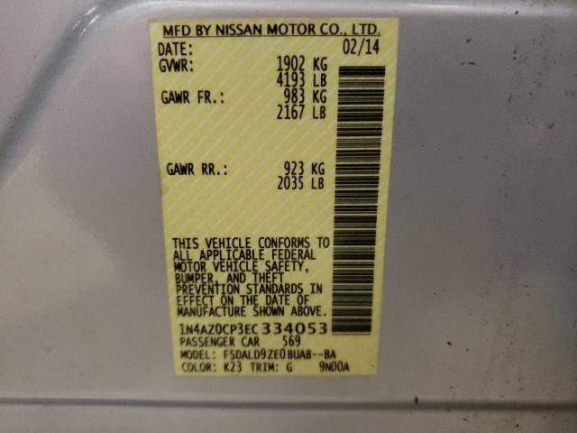 Photo 11 VIN: 1N4AZ0CP3EC334053 - NISSAN LEAF 