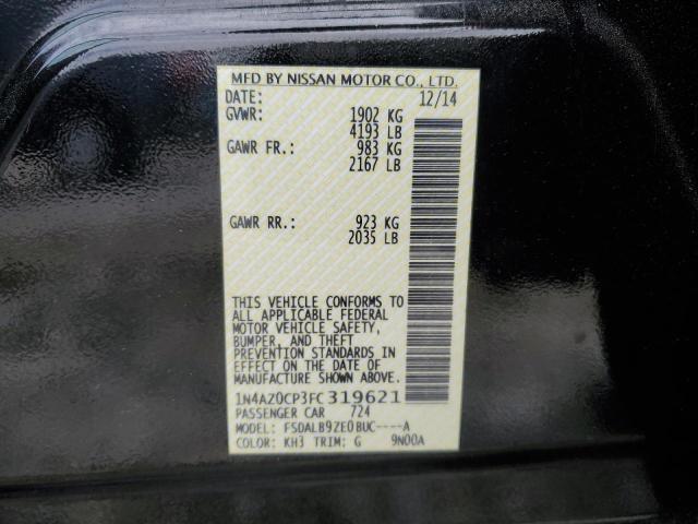 Photo 11 VIN: 1N4AZ0CP3FC319621 - NISSAN LEAF 