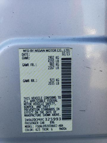 Photo 12 VIN: 1N4AZ0CP4FC325993 - NISSAN LEAF 