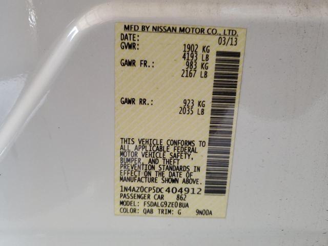 Photo 11 VIN: 1N4AZ0CP5DC404912 - NISSAN LEAF 