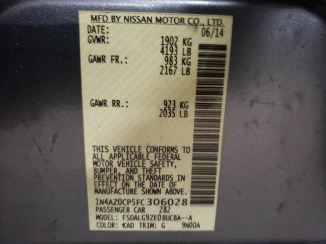 Photo 11 VIN: 1N4AZ0CP5FC306028 - NISSAN LEAF 