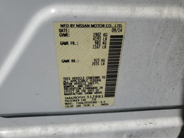 Photo 12 VIN: 1N4AZ0CP5FC312881 - NISSAN LEAF 