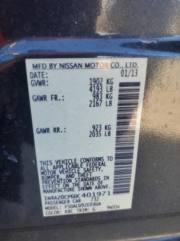 Photo 11 VIN: 1N4AZ0CP6DC401971 - NISSAN LEAF 