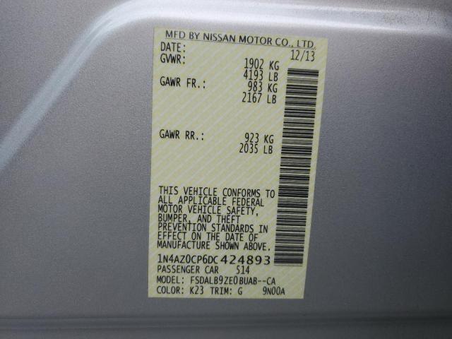 Photo 11 VIN: 1N4AZ0CP6DC424893 - NISSAN LEAF 