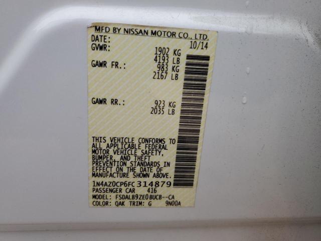 Photo 11 VIN: 1N4AZ0CP6FC314879 - NISSAN LEAF 