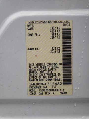 Photo 12 VIN: 1N4AZ0CP6FC315482 - NISSAN LEAF 