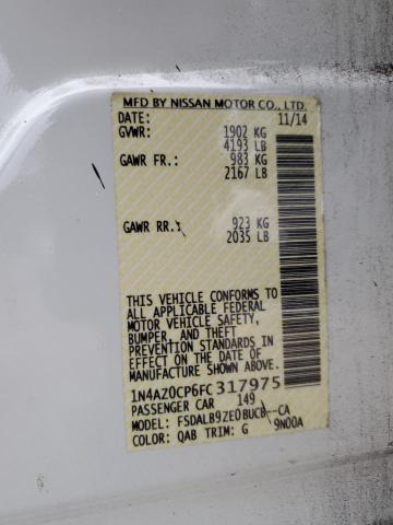 Photo 11 VIN: 1N4AZ0CP6FC317975 - NISSAN LEAF 