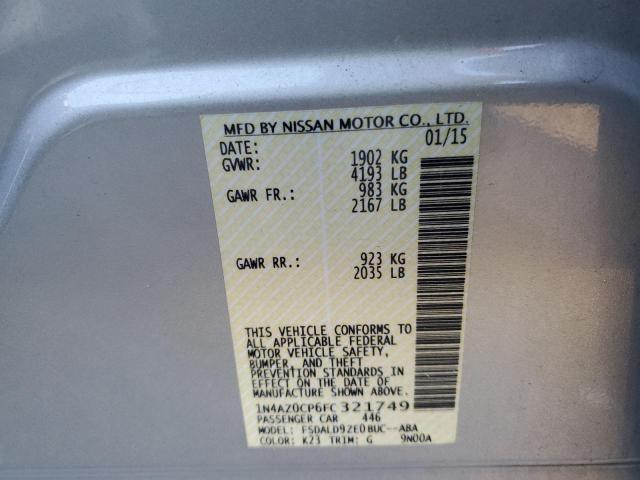 Photo 11 VIN: 1N4AZ0CP6FC321749 - NISSAN LEAF 