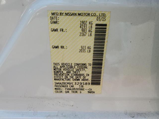 Photo 11 VIN: 1N4AZ0CP6FC329589 - NISSAN LEAF 