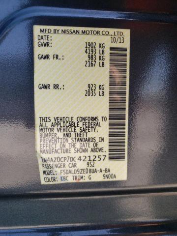 Photo 11 VIN: 1N4AZ0CP7DC421257 - NISSAN LEAF 