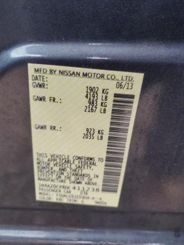 Photo 11 VIN: 1N4AZ0CP8DC411238 - NISSAN LEAF 