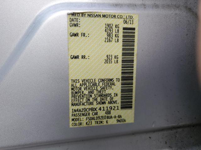 Photo 11 VIN: 1N4AZ0CP8DC411921 - NISSAN LEAF 