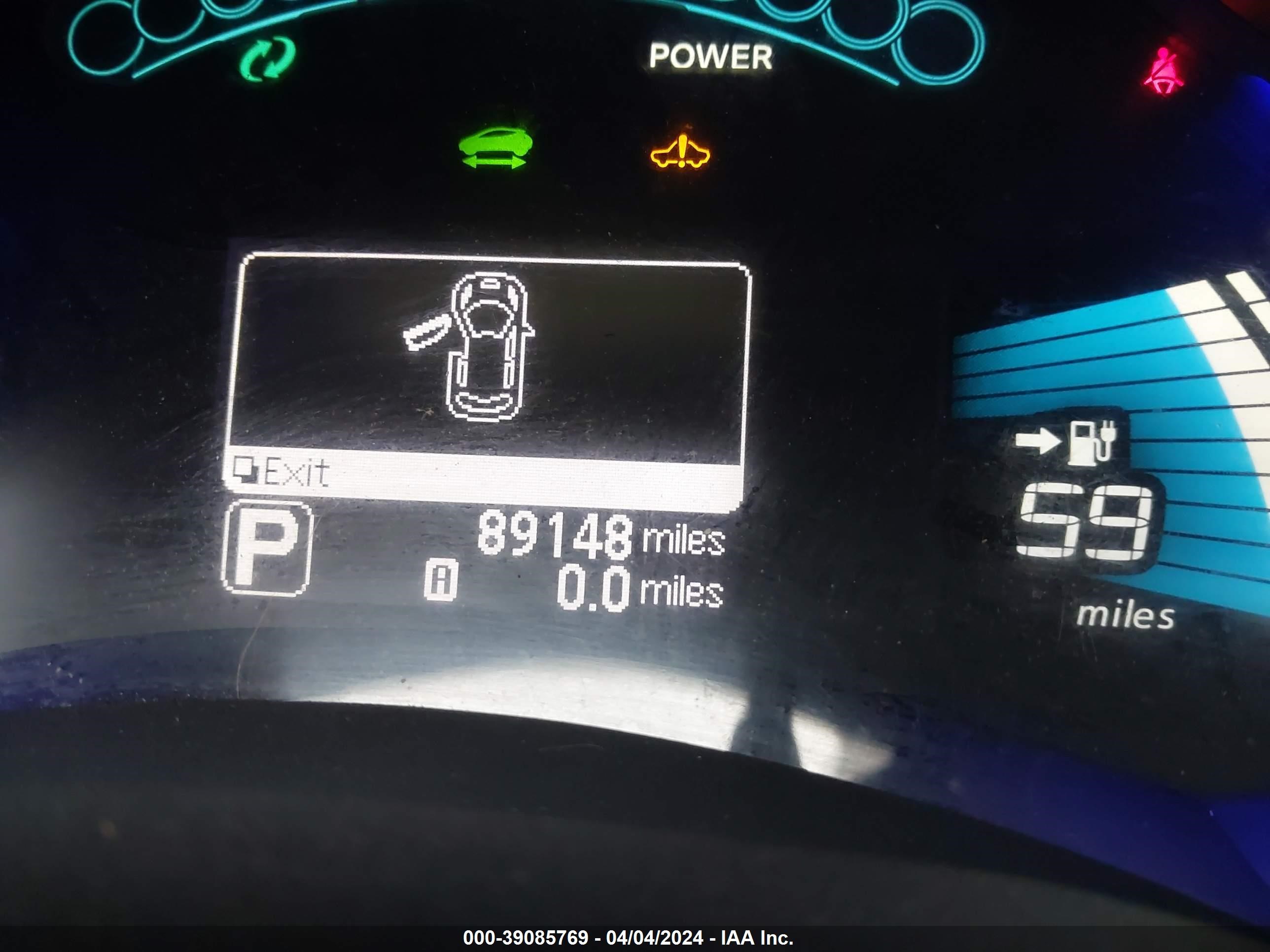 Photo 6 VIN: 1N4AZ0CP8FC300823 - NISSAN LEAF 