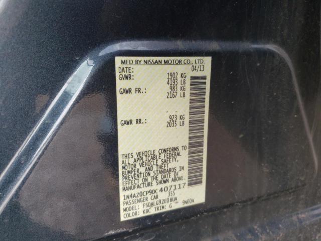 Photo 11 VIN: 1N4AZ0CP9DC407117 - NISSAN LEAF 