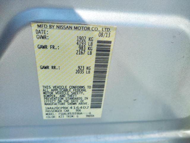 Photo 11 VIN: 1N4AZ0CP9DC416402 - NISSAN LEAF 