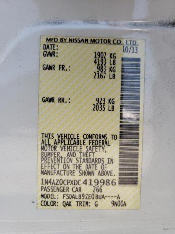 Photo 11 VIN: 1N4AZ0CPXDC419986 - NISSAN LEAF 