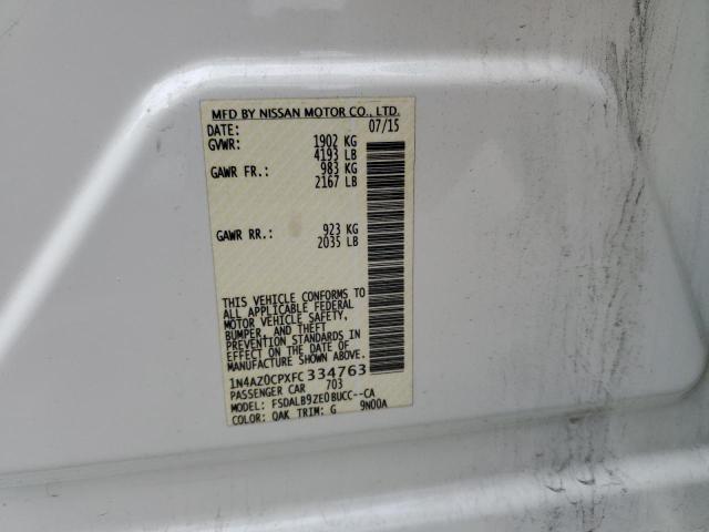 Photo 11 VIN: 1N4AZ0CPXFC334763 - NISSAN LEAF 