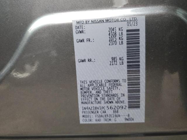 Photo 11 VIN: 1N4AZ1BV1PC562092 - NISSAN LEAF 