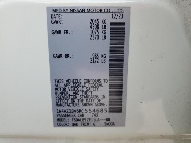 Photo 12 VIN: 1N4AZ1BV6RC554685 - NISSAN NULL 