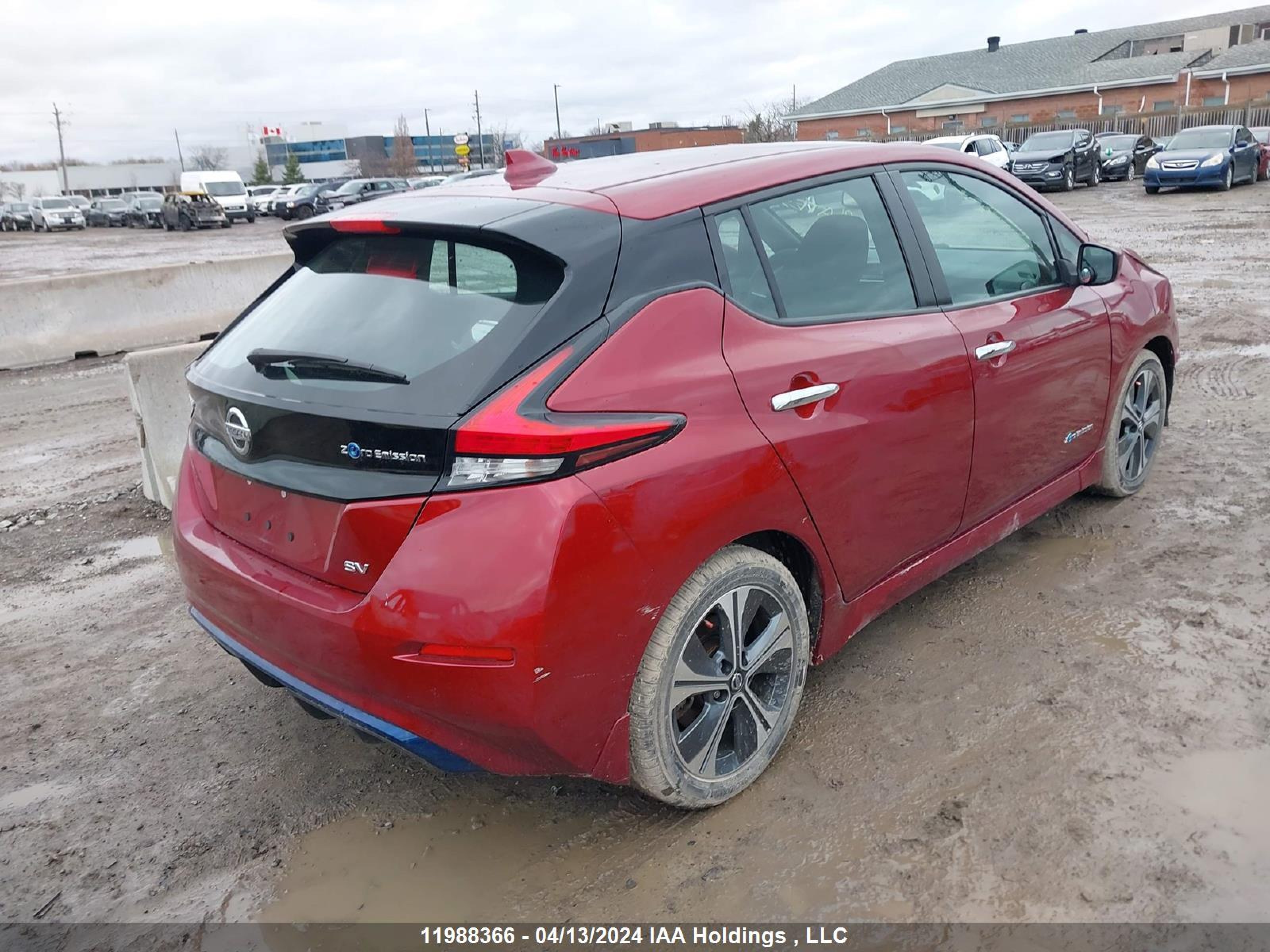 Photo 3 VIN: 1N4AZ1CP2JC316210 - NISSAN LEAF 