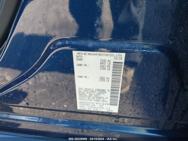 Photo 8 VIN: 1N4AZ1CP3JC307449 - NISSAN LEAF 