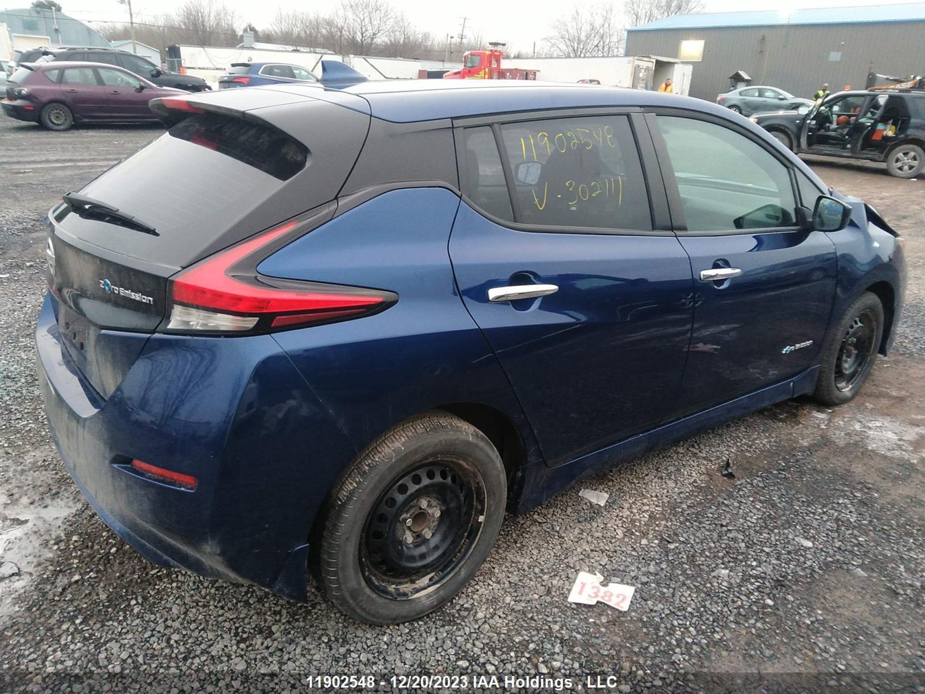 Photo 3 VIN: 1N4AZ1CP5KC302111 - NISSAN LEAF 