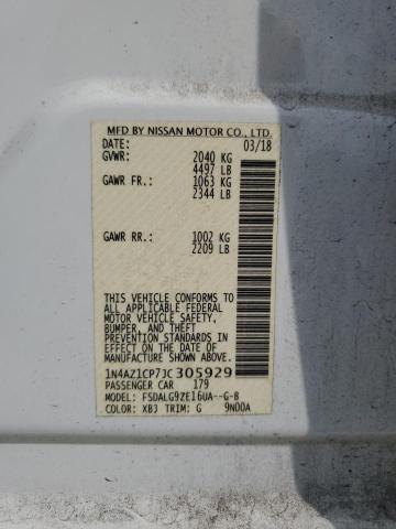 Photo 11 VIN: 1N4AZ1CP7JC305929 - NISSAN LEAF 