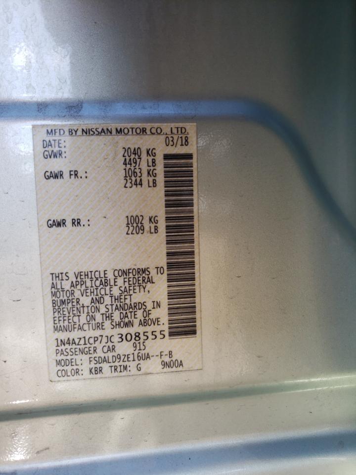 Photo 11 VIN: 1N4AZ1CP7JC308555 - NISSAN LEAF 