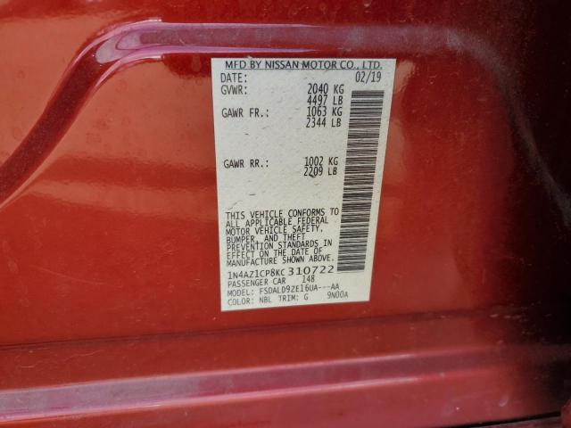 Photo 12 VIN: 1N4AZ1CP8KC310722 - NISSAN LEAF 