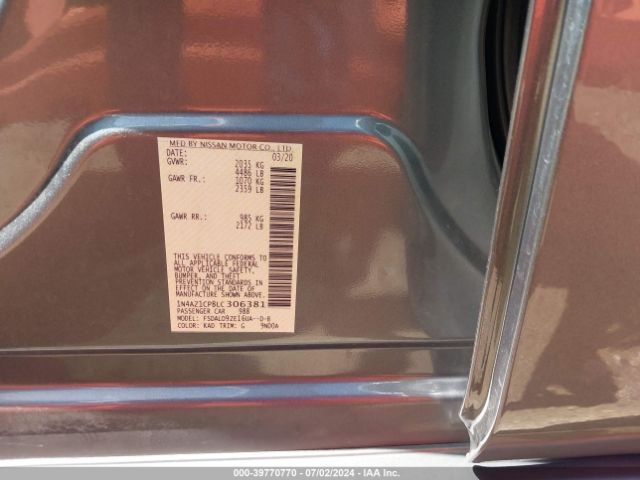 Photo 8 VIN: 1N4AZ1CP8LC306381 - NISSAN LEAF 