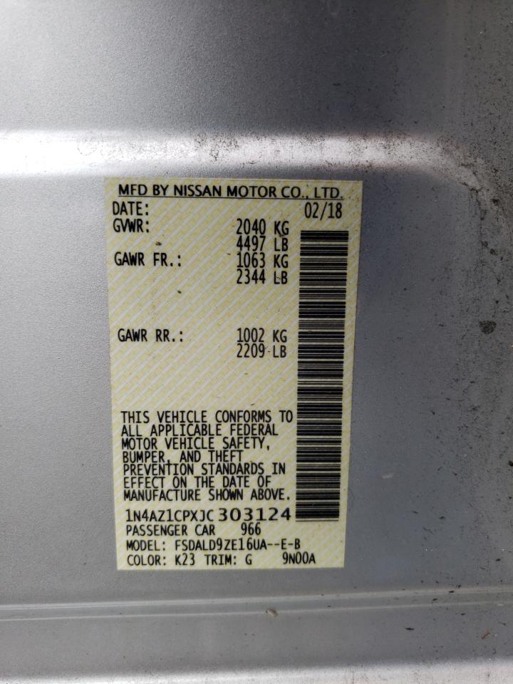 Photo 11 VIN: 1N4AZ1CPXJC303124 - NISSAN LEAF 