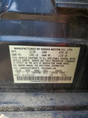 Photo 11 VIN: 1N4BA41E07C843475 - NISSAN MAXIMA SE 