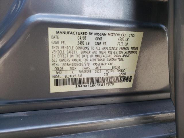 Photo 11 VIN: 1N4BA41E08C837970 - NISSAN MAXIMA 