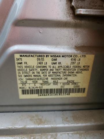 Photo 11 VIN: 1N4BA41E16C812248 - NISSAN MAXIMA SE 