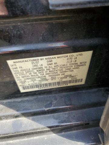 Photo 11 VIN: 1N4BA41E27C864148 - NISSAN MAXIMA SE 