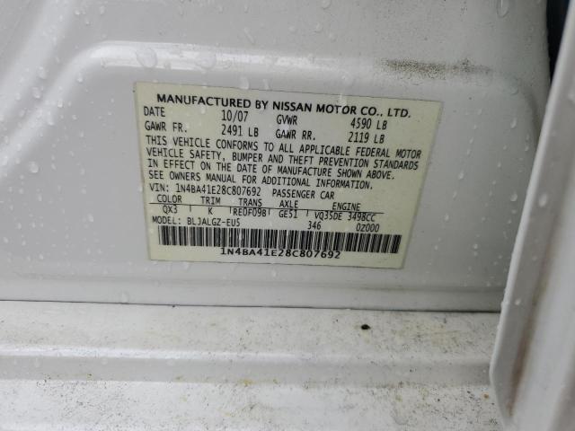 Photo 11 VIN: 1N4BA41E28C807692 - NISSAN MAXIMA 