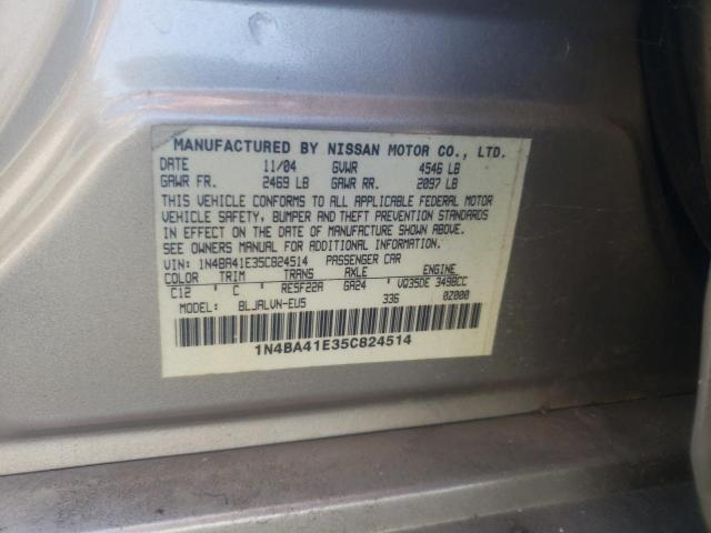 Photo 11 VIN: 1N4BA41E35C824514 - NISSAN MAXIMA 