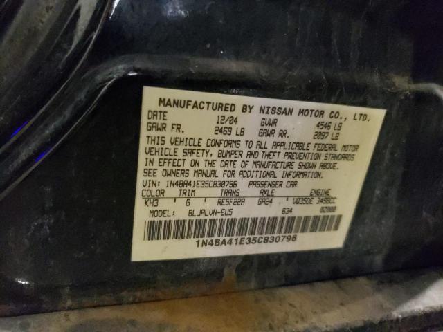 Photo 11 VIN: 1N4BA41E35C830796 - NISSAN MAXIMA 