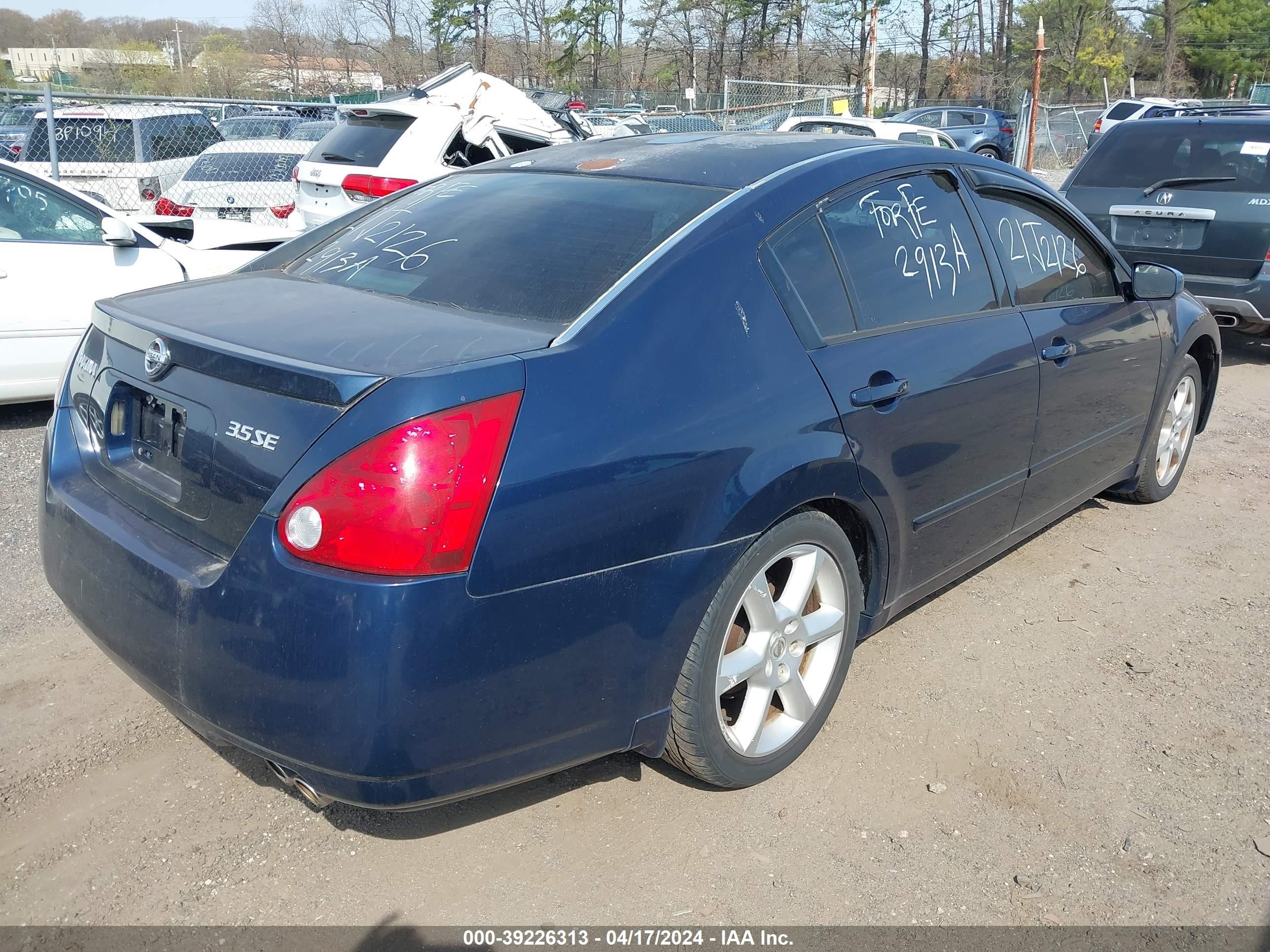 Photo 3 VIN: 1N4BA41E36C841640 - NISSAN MAXIMA 