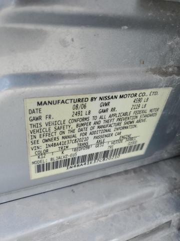 Photo 12 VIN: 1N4BA41E37C820210 - NISSAN MAXIMA 