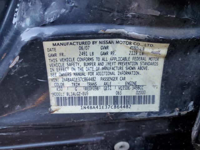 Photo 12 VIN: 1N4BA41E37C864482 - NISSAN MAXIMA 