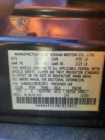 Photo 12 VIN: 1N4BA41E38C813825 - NISSAN MAXIMA 