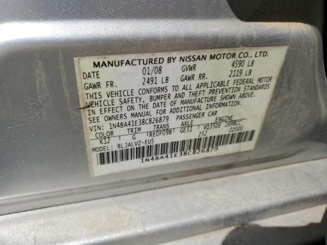 Photo 11 VIN: 1N4BA41E38C826879 - NISSAN MAXIMA 