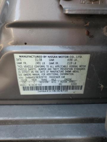 Photo 12 VIN: 1N4BA41E38C828759 - NISSAN MAXIMA 