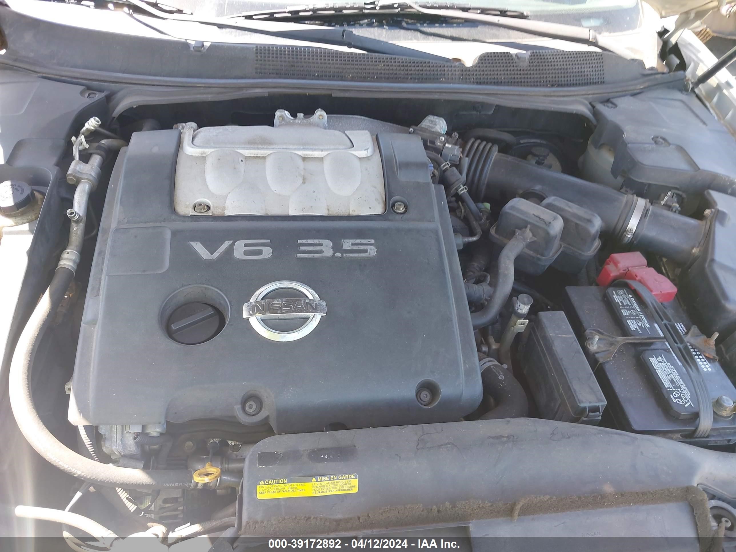 Photo 9 VIN: 1N4BA41E45C813568 - NISSAN MAXIMA 