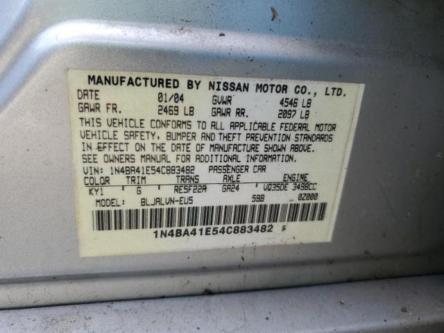 Photo 11 VIN: 1N4BA41E54C883482 - NISSAN MAXIMA 