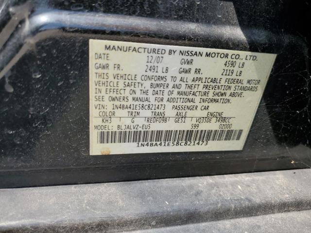 Photo 11 VIN: 1N4BA41E58C821473 - NISSAN MAXIMA 